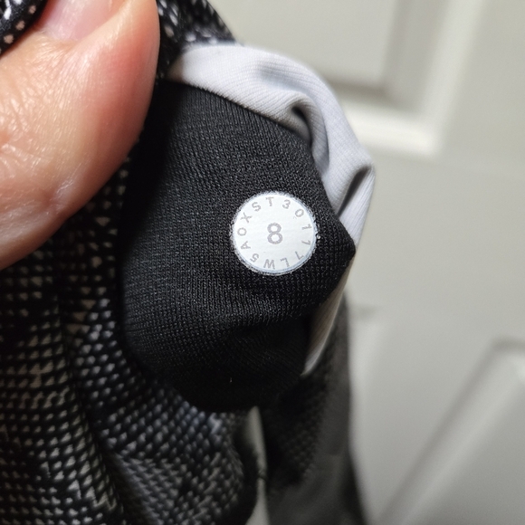 Lululemon Wunder Under Hi-Rise 7/8 Tight (Full-On Luxtreme 25") White Black - Picture 6 of 6